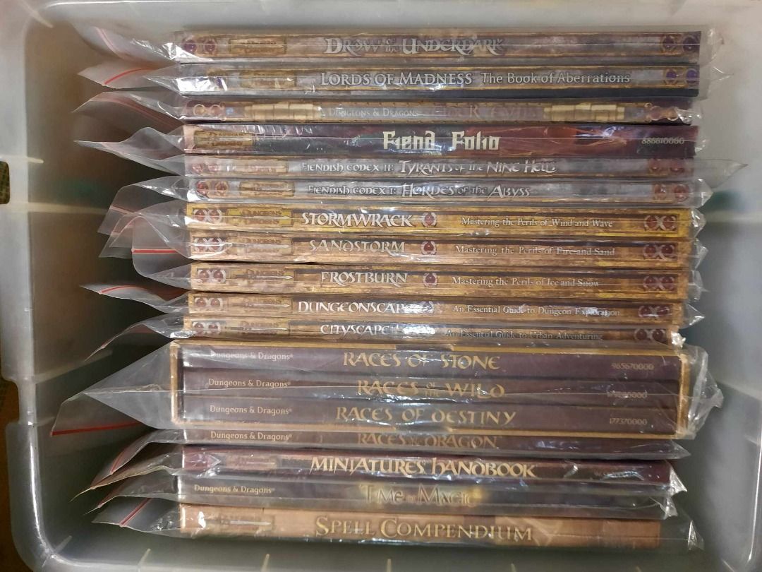 D&D 2nd&3rd Edition collection (Category: Storybooks) located in Quezon City. Submitted by demmit888 (Listing ID 1358452935, Image 2). Description: Dungeons & Dragons 2nd & 3rd Edition collection, sold by whole set. call or text 09178398453 .