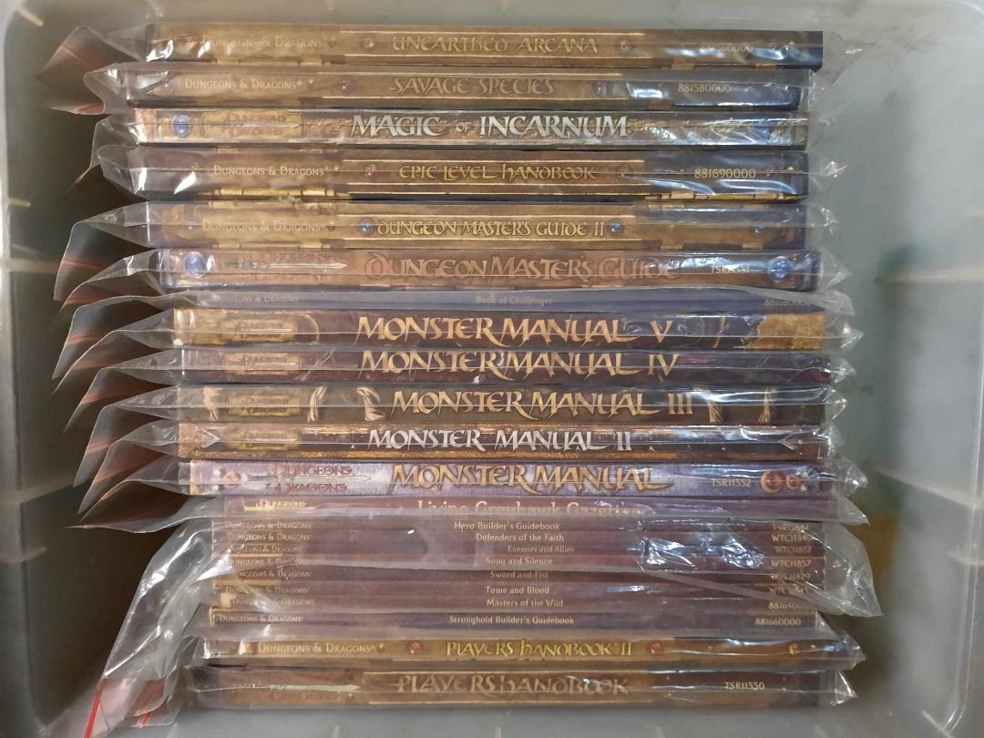 D&D 2nd&3rd Edition collection (Category: Storybooks) located in Quezon City. Submitted by demmit888 (Listing ID 1358452935, Image 1). Description: Dungeons & Dragons 2nd & 3rd Edition collection, sold by whole set. call or text 09178398453 .