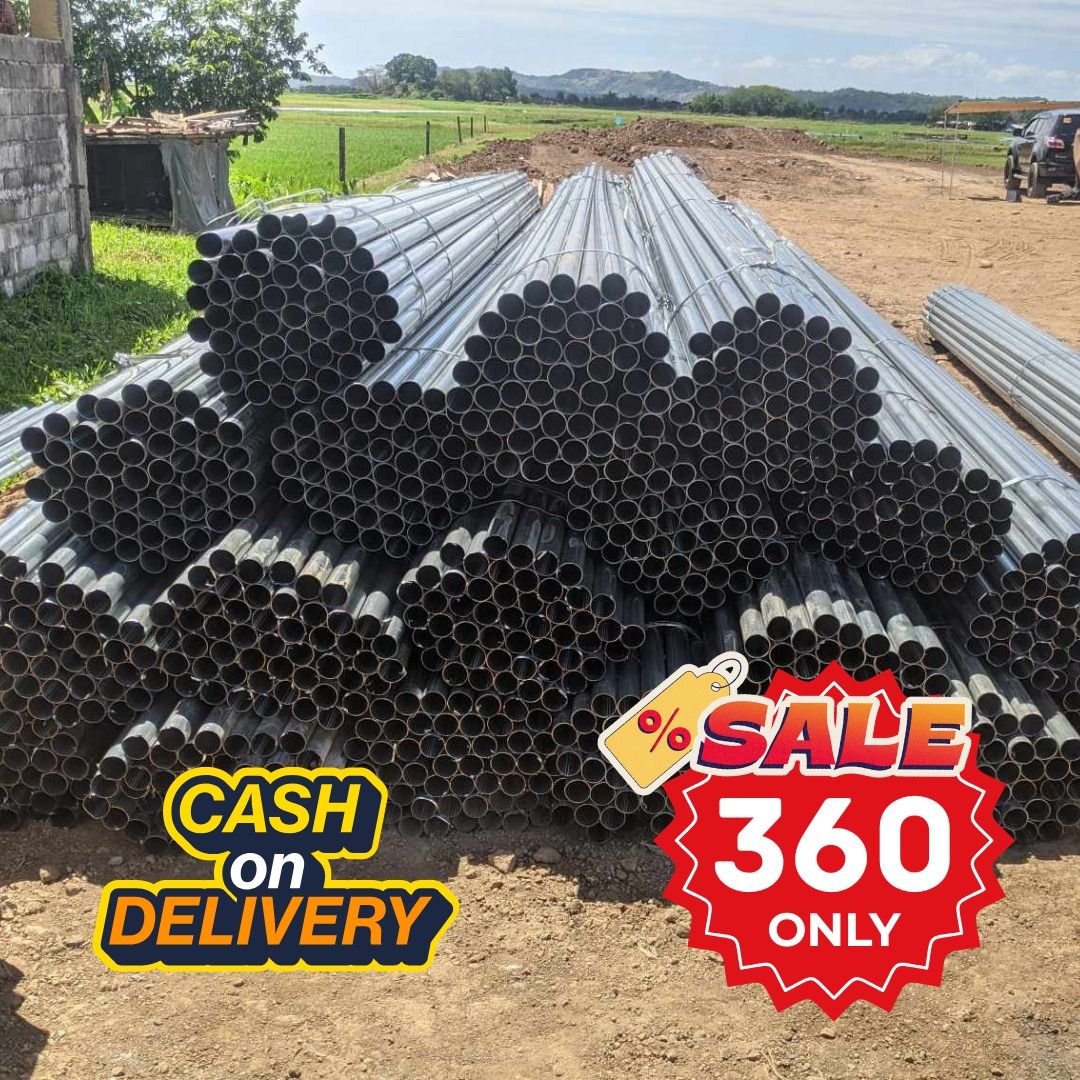 GI PIPE BAGSAK PRESYO! DIRECT PLANTA (Category: Construction & Building Materials) located in Valenzuela. Submitted by aplus.construction.supplies (Listing ID 1358401974, Image 1). Description: 🔥 𝗚𝗜 𝗣𝗜𝗣𝗘 𝗙𝗢𝗥 𝗦𝗔𝗟𝗘 🔥 Price starts at 360 each only! ✅ Cash on Delivery w/ minimum quantity ✅ Direct Pagawaan ✅ BIG DISCOUNT FOR BULK ORDERS ✅ Quality Materials siguradong matibay ORDER NOW, DELIVERY TOMORROW‼️ Mode of payment: ⭐ Cash / Cash 