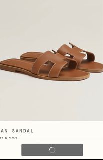 愛馬仕 Oran 凉鞋 38 碼63015659482243110
