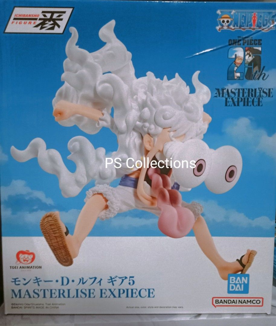 Masterlise Expiece Gear 5 Luffy (Category: Toys & Games) located in Las Pinas. Submitted by p.s.collections (Listing ID 1357144986, Image 1). Description: Ichibansho Masterlise Expiece Gear 5 Luffy (Road to Pirate King) *Brand New*.