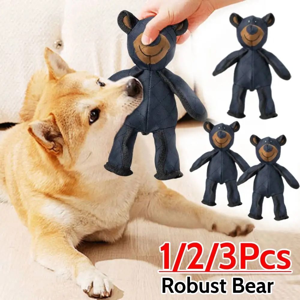 Mighty Bear Robust Bear Pet Soundmaking Toy Plush Interactive Dog Toy ...