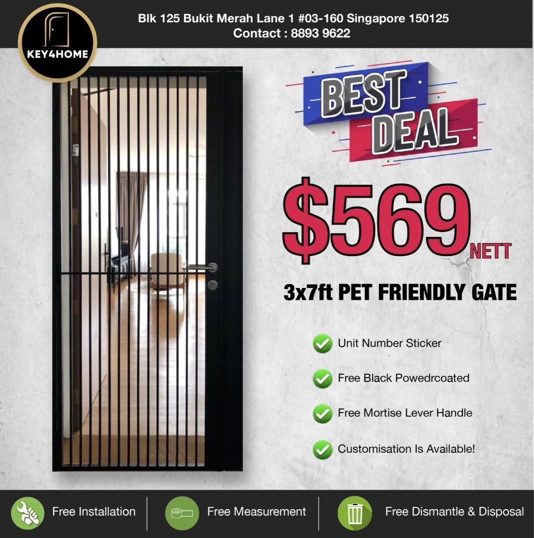 Modern Pet Friendly Gate