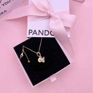 Pandora Firefly Pendant Necklace Gold