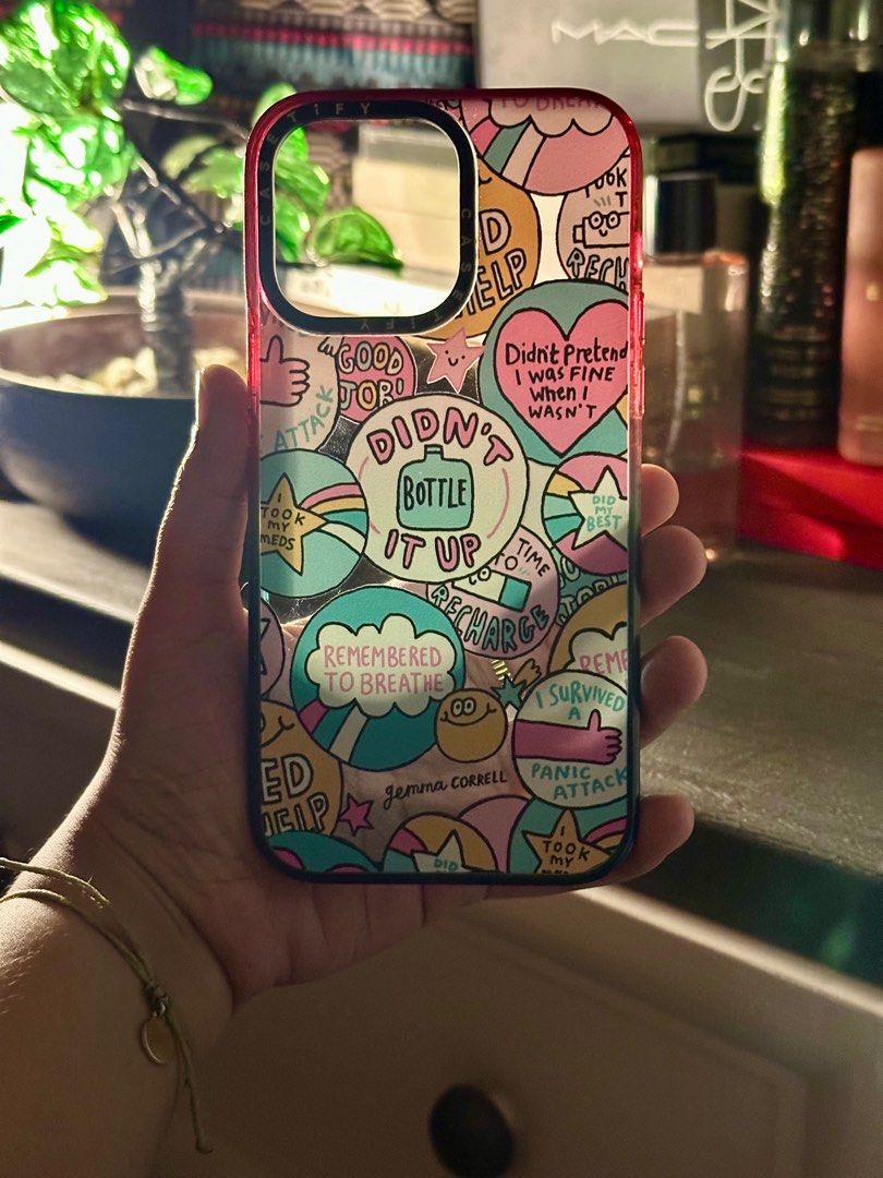 iPhone 14 Promax Casetify Phone Case (Category: Other Accessories) located in Makati City. Submitted by khydeclutter (Listing ID 1358524895, Image 2). Description: Phone Case - Caset*fy (iPhone14 Promax) Others: Shopped online, hard case & sturdy SRP: 300.00 Selling Price: 130.00 RFS: Decluttering.