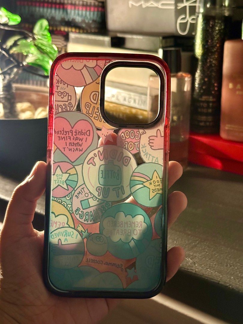 iPhone 14 Promax Casetify Phone Case (Category: Other Accessories) located in Makati City. Submitted by khydeclutter (Listing ID 1358524895, Image 3). Description: Phone Case - Caset*fy (iPhone14 Promax) Others: Shopped online, hard case & sturdy SRP: 300.00 Selling Price: 130.00 RFS: Decluttering.