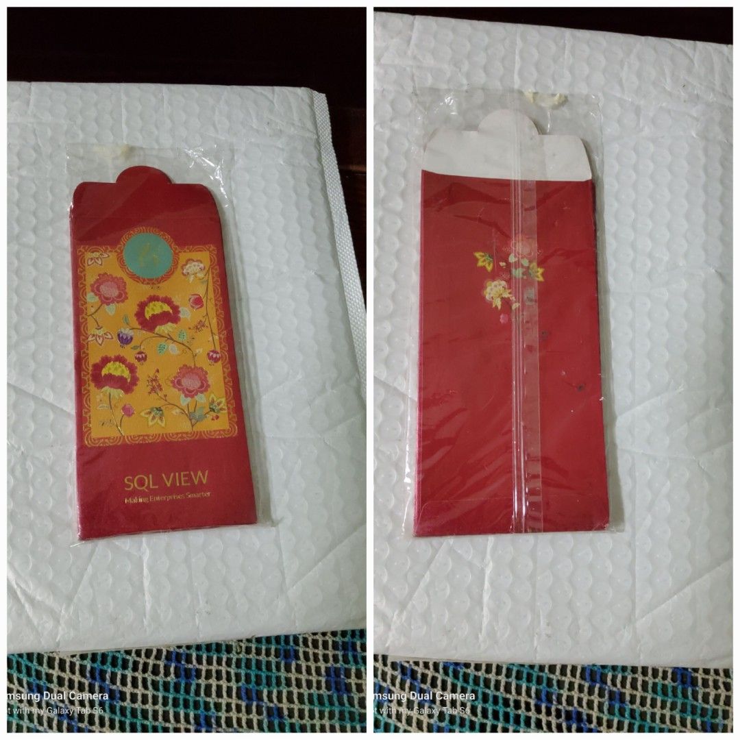 Red Packet SQL View (Category: Other Stationery & Craft) located in Singapore. Submitted by 60810jt (Listing ID 1358515713, Image 1). Description: Unopen pack of 10pcs Meet Redhill mrt station or 150083 if driving Pay cash No mailing.