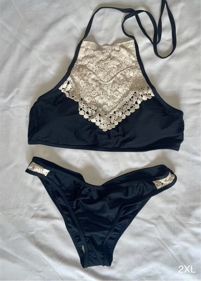 SHEIN BLACK SWIMSUIT (Category: Bikinis & Swimsuits) located in Santa Margarita. Submitted by vstrove (Listing ID 1358381331, Image 1). Description: IN GOOD CONDITION 🐚TWO PIECE 🐚PLUS SIZE.