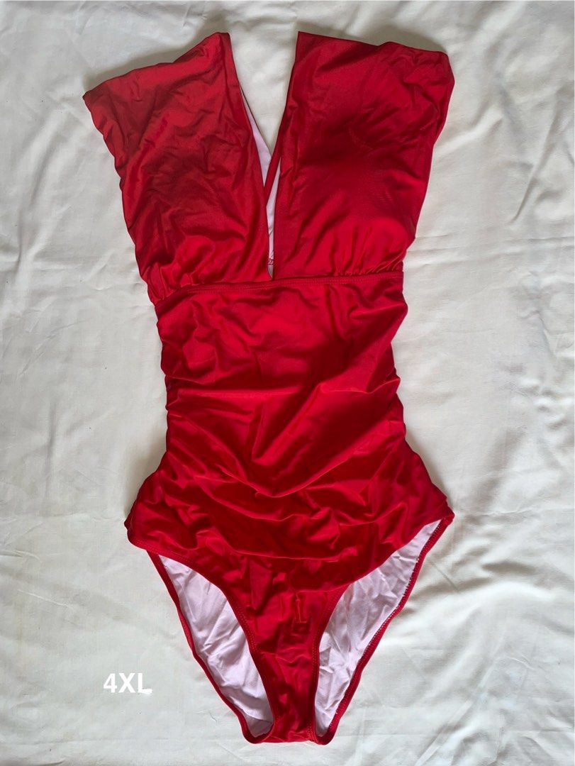 SHEIN RED ONE PIECE SWIMSUIT (Category: Bikinis & Swimsuits) located in Santa Margarita. Submitted by vstrove (Listing ID 1358380523, Image 1). Description: IN GOOD CONDITION 🐚ONE PIECE 🐚PLUS SIZE.