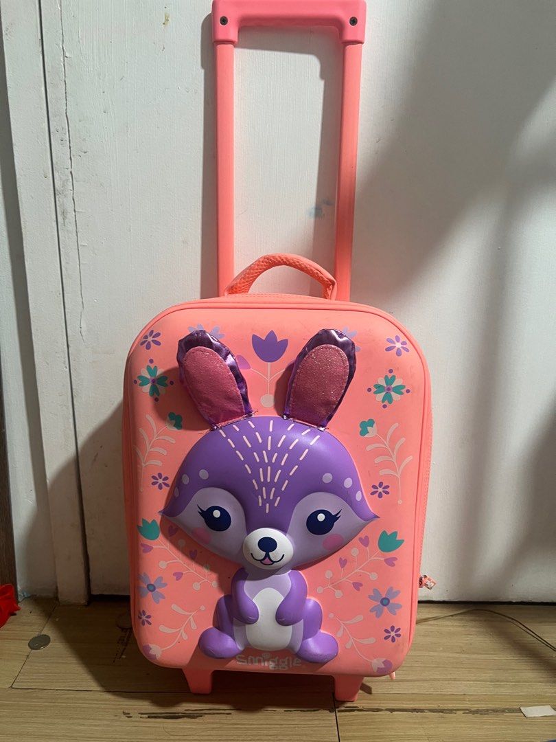 Smiggle Trolley Bag (Category: Diaper Bags & Wetbags) located in Pasig City. Submitted by artsandbestofbags (Listing ID 1358454807, Image 1). Description: Slightly used bought from reseller Location: Pasig.