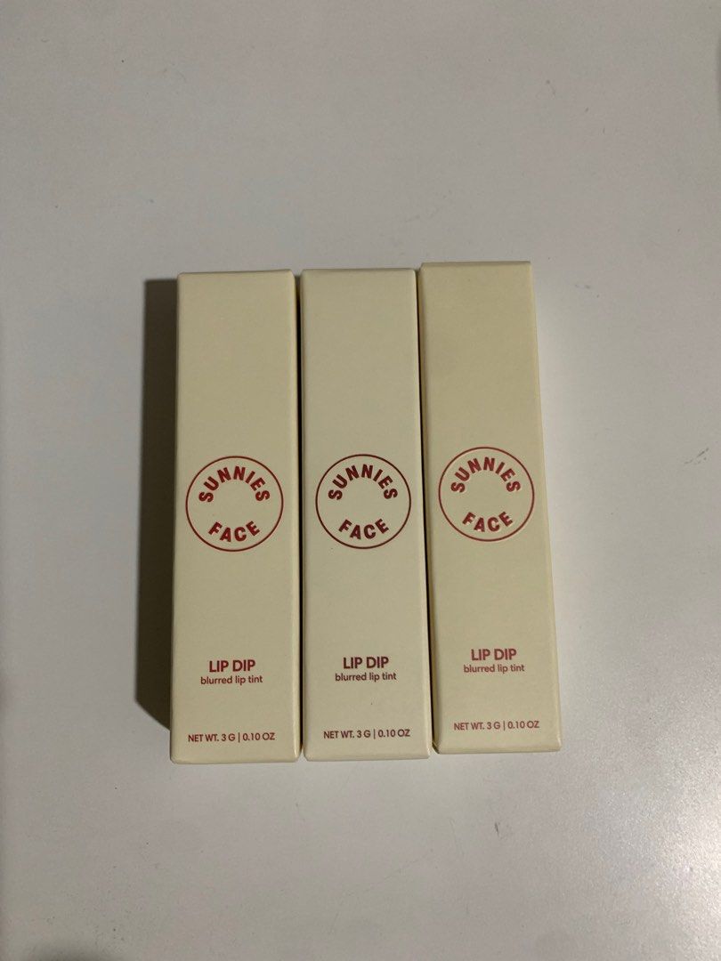 SUNNIES FACE Lip Dip (Category: Makeup) located in Manila. Submitted by hellotrish (Listing ID 1358507114, Image 2). Description: Hi! I’m selling my SUNNIES FACE LIP DIP! - Girl Crush (350) - Aura (SOLD) - Dragon (SOLD ALL ARE USED 💋ONCE💋 ONLY!!! Can do meet up (ubelt), or lalamove, j&t!.