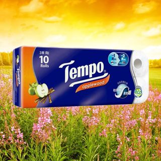 tempo 得寶 三層印花蘋果木衛生紙10's64168643135875110