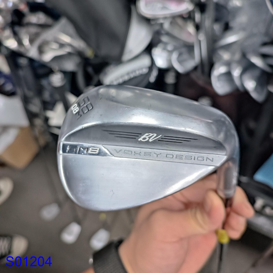 Titleist Vokey Design Sm8 58 Golf Wedge Bv Wedge Flex Shaft S01204 ...