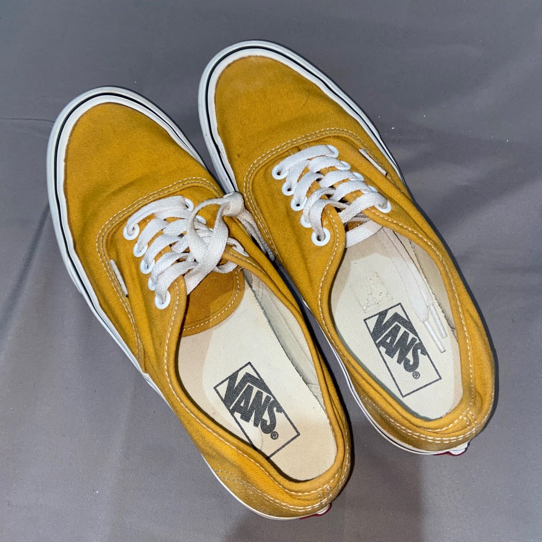 Vans Authentic All Yellow Vans Vans Authentic Shoes Yellow (color