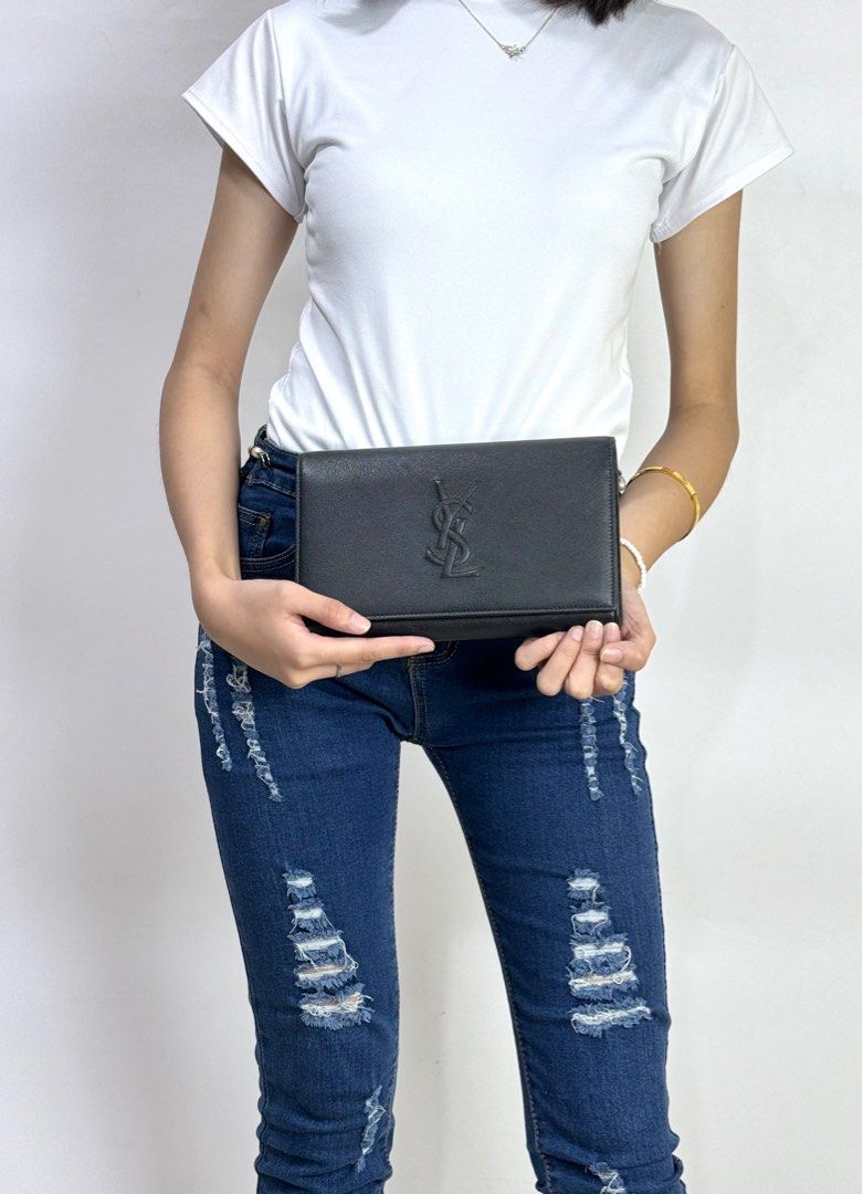 Ysl Belle De Jour (Category: Luxury Bags & Wallets) located in Manila. Submitted by luxuryprelovedbagsby_by_agnes (Listing ID 1358400391, Image 3). Description: ****Y-S-L***Belle de Jour Wallet on Chain Black Leather Bag This is a beautiful crossbody to add to any outfit. You can dress it up for a night out or dress it down with a casual day outfit. This bag is the perfect size and has all the compartments of you normal wallet as well as the spac