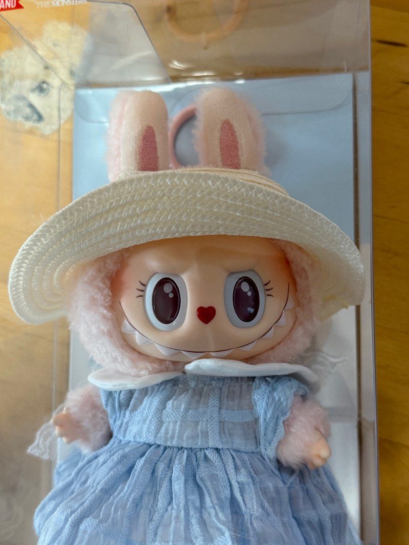 正品全新Labubu Mokoko 3.0 3代The Blue Diamond 夏日派對掛件Pop mart