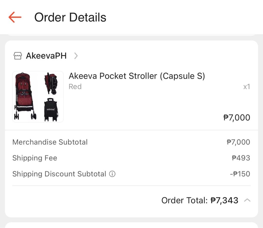 Akeeva Pocket Stroller Capsule S (Category: Strollers) located in Tagbilaran City. Submitted by mommyajcuevas (Listing ID 1358575713, Image 3). Description: Bought last year for 7K. Already sold out in other selling platforms. Damaged lock, needs cleaning. Shipping fee shouldered by buyer. Good for travel. Can be handcarried for air travel Description: •Pocket Stroller •Hand carry stroller for air travel •Suitable for travel •Reclinable from NEW 