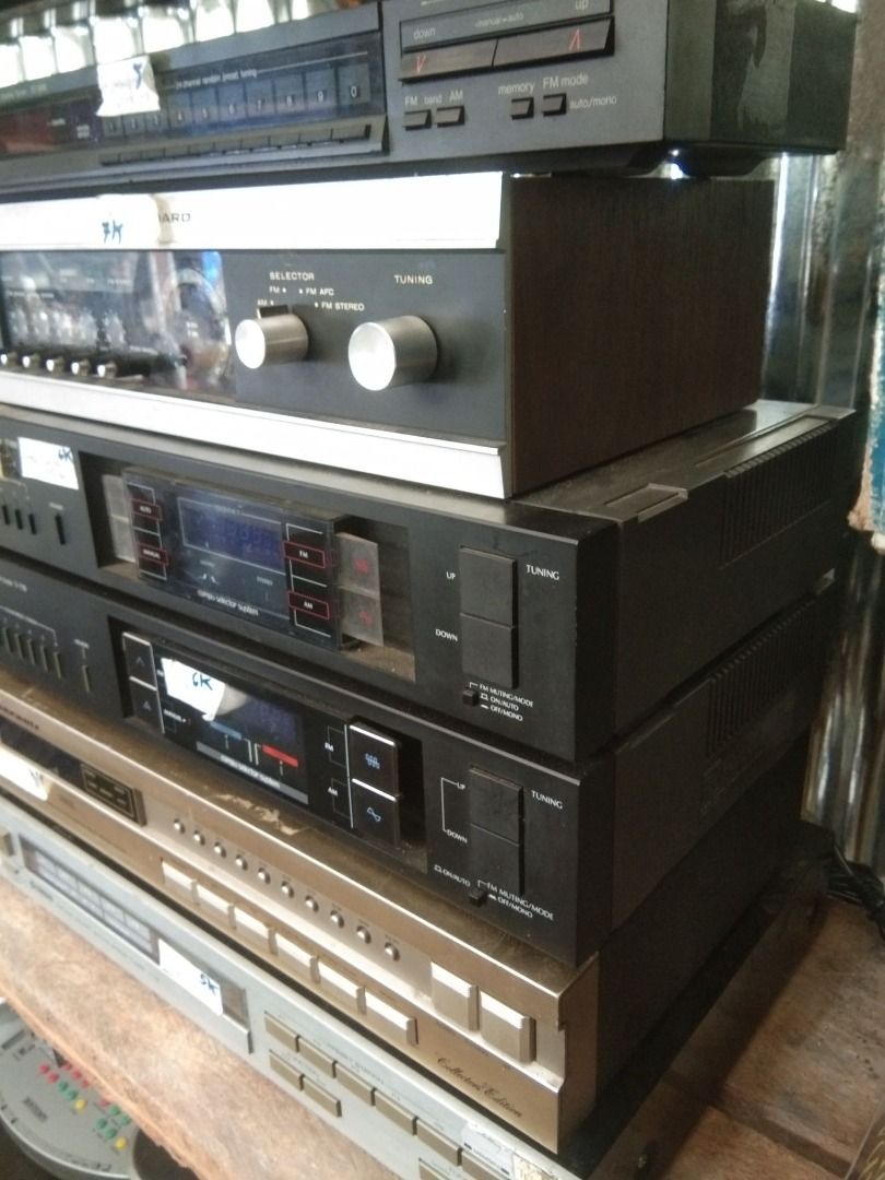 AM/FM Stereo Tuner (Category: Soundbars, Speakers & Amplifiers) located in Iloilo. Submitted by eulneversee (Listing ID 1358558391, Image 3). Description: For sale AM/FM Tuner : 1.Technics quartz Synthesizer AM/FM Tuner model- ST-S98 2.Vintage Standard AM/FM tuner model SR-A201TU 3. Sansui Quartz Synthesizer Tuner Classique model T-990 4. Sansui Quartz PLL Synthesizer Tuner Model T-710 5.Marantz PLL Synthesizer Tuner Model TR - 2242 6. Vintage Ya