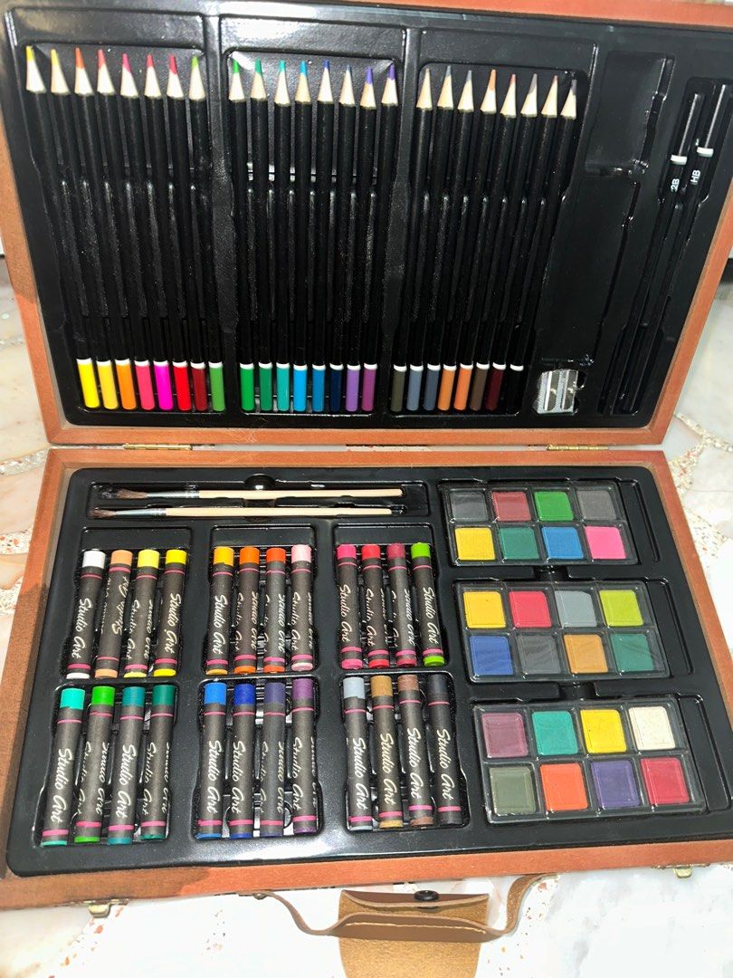 Art drawing and coloring materials set, Hobbies & Toys, Stationery ...