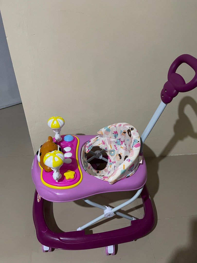 Baby Walker with Sounds (Category: Infant Playtime) located in Gapan. Submitted by heartofaservant (Listing ID 1358626007, Image 2). Description: Almost new Apruva Baby Walker. Used it only for days and almost new. It has lights and sounds. Bought it at SM Mall. Reason for selling: Our baby went back to the US.