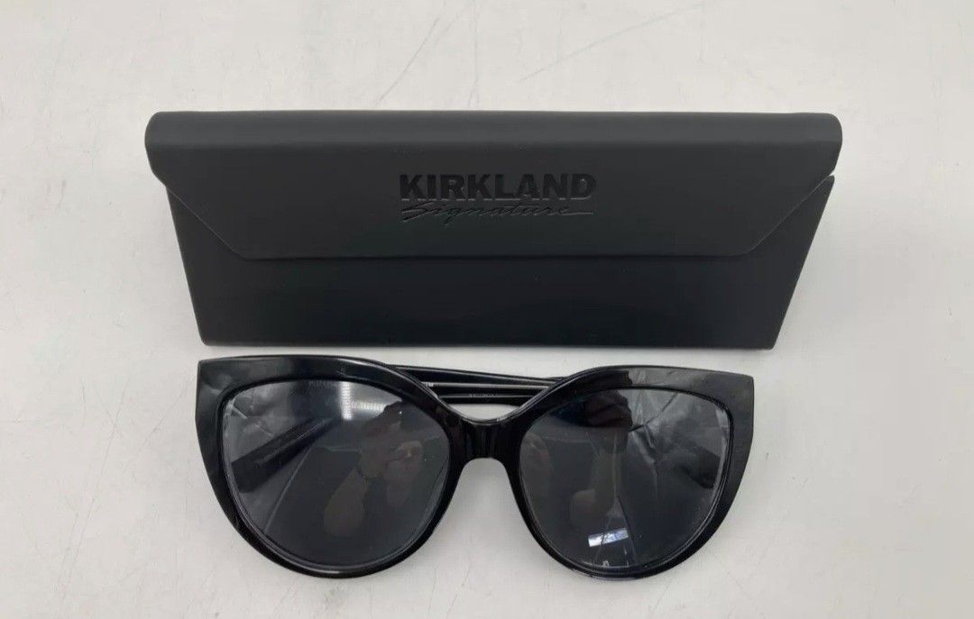 Black Polarized Crystal Smoke Grey Sunglasses (Category: Sunglasses & Eyewear) located in Makati City. Submitted by loooved (Listing ID 1358545451, Image 1). Description: used only twice like new, bought in the US for P2,600+ with black case and wipe cloth.