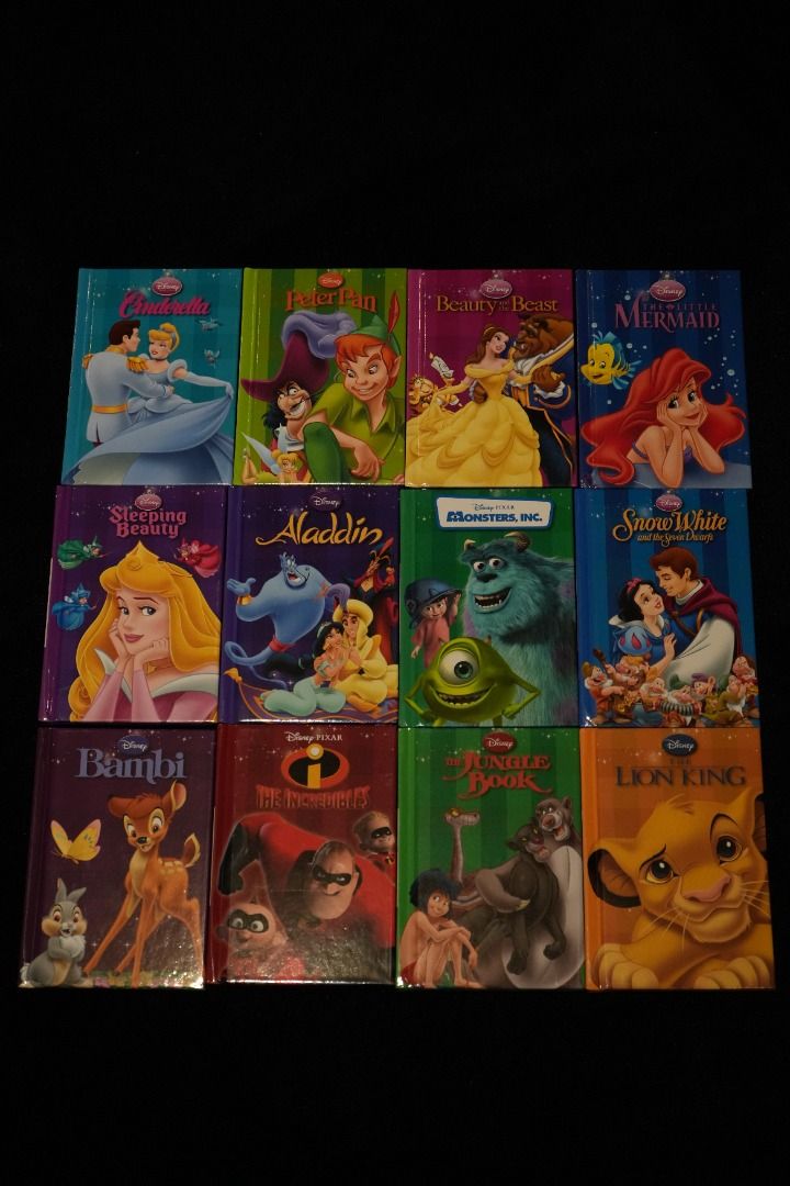 Disney Mini Storybook Library (12 Story Books Set), Hobbies & Toys ...