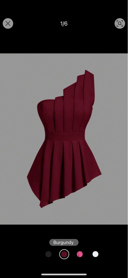 formal one sided top, Women's Fashion, Tops, Sleeveless on Carousell