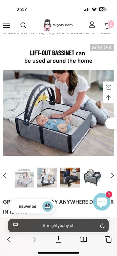 Graco Pack 'N Play Anywhere Dreamer in Hattie (Category: Cots & Cribs) located in Pulilan. Submitted by engrjasvalenciano (Listing ID 1358568608, Image 3). Description: Not suitable sa maselan/maarte :) With slight discolorations and stains No defects Complete accessories.
