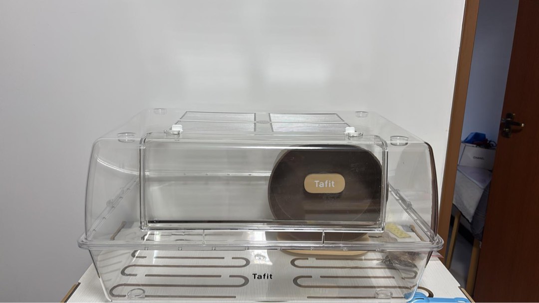 Image showcasing Hamster Cage and Wheel (Tafit), Pet Supplies, Homes & Other Pet ...