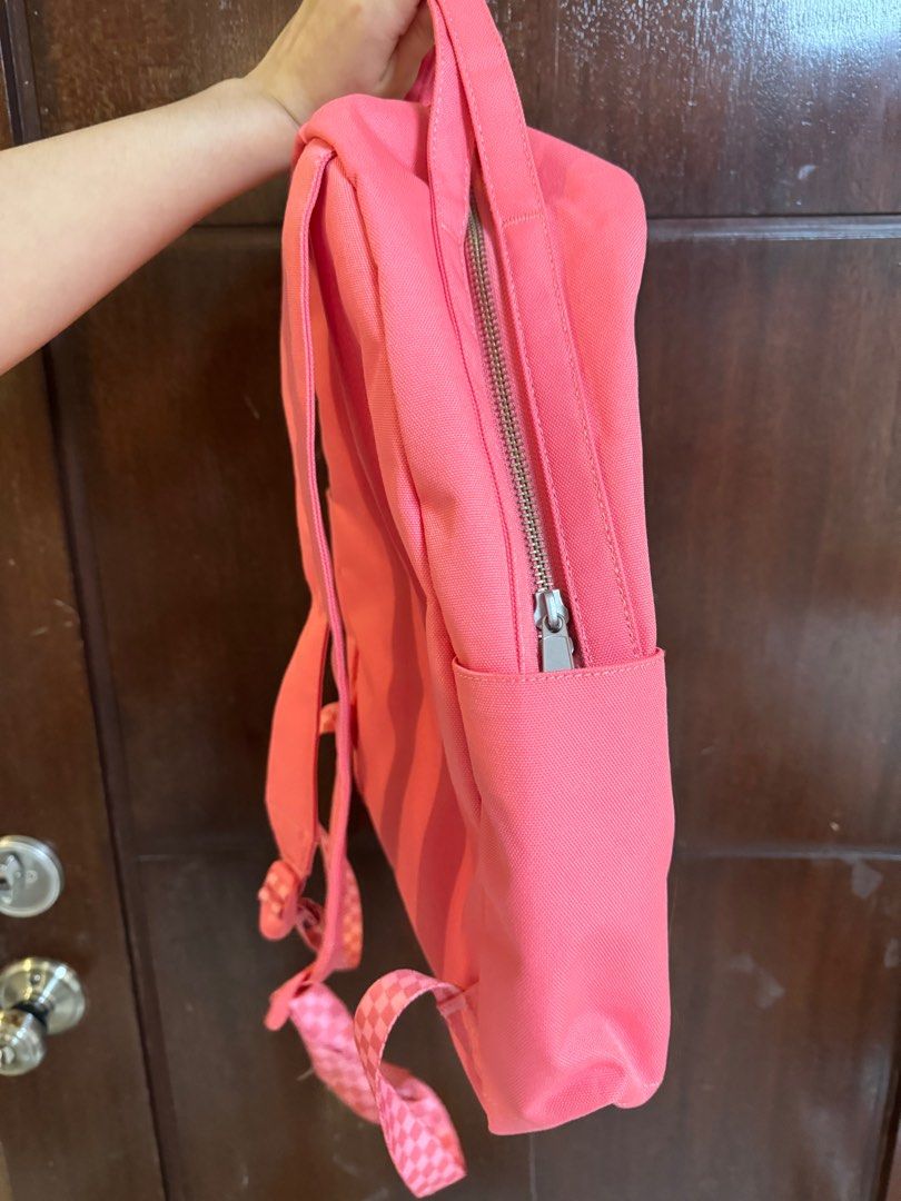 Herschel Nova Mid Backpack (Mineral Rose) 18L (Category: Backpacks) located in Malabon City. Submitted by solijustuff (Listing ID 1358685372, Image 3). Description: Used Once. - Like brand new, no stains and super clean. - Fits 13 inch laptop or Ipad. - has a water bottle compartment at the side - front pocket and a pocket inside the bag for your laptop or ipad. - fits a lot of items - adjustable straps - Orig price 3990 php! (based on herschels 