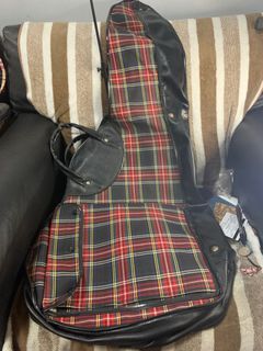 Japan canvas leather guitar bag