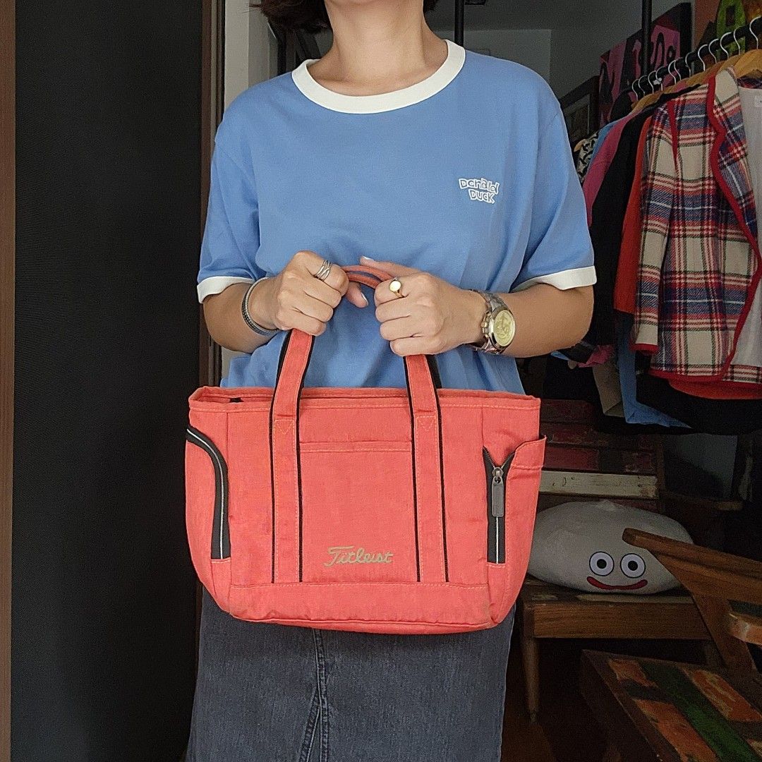Mercedes x Titleist Handbag (Category: Purses & Pouches) located in Binan City. Submitted by dottienook (Listing ID 1358629906, Image 2). Description: Pre-owned Condition. Pls refer to photos. 22cm height x 27cm width.