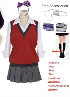 Midari Ikshima Kakegurui uniform Cosplay costume Second Hand