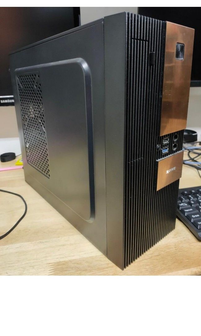 Mini pc (Category: Desktops) located in Shah Alam. Submitted by imdaniellookingfortradeup (Listing ID 1358724919, Image 2). Description: Specifications: Intel Core i5-2400 (3.1 GHz - 3.4 GHz) Asus P8Z77-M Motherboard (4 RAM slots) 8GB DDR3 1600MHz (2x4GB) Intel 120GB SATA SSD 500GB HDD Gigabyte GTX 1050 Ti GDDR5 4GB (1xFan) SFX 500-watt PSU X-Five Mini Casing Last used when its power supply failed to work This pc can be used for light gaming but 