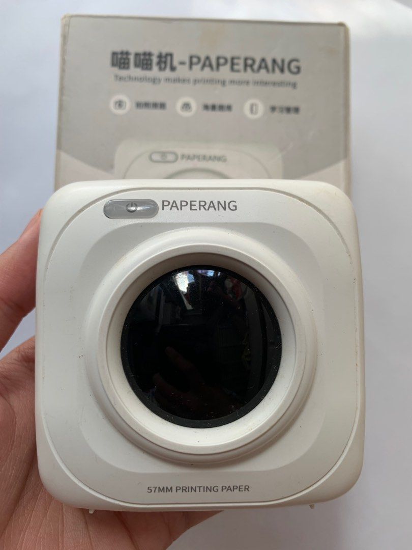 Paperang P1 (57MM) Printing Paper (Category: Printers, Scanners & Copiers) located in Quezon City. Submitted by yqna_snz (Listing ID 1358546229, Image 2). Description: 57MM Printing Paper Inclusions: -Printer -3x rolls of Printing paper -5x rolls of Sticker Printing Paper (price negotiable).