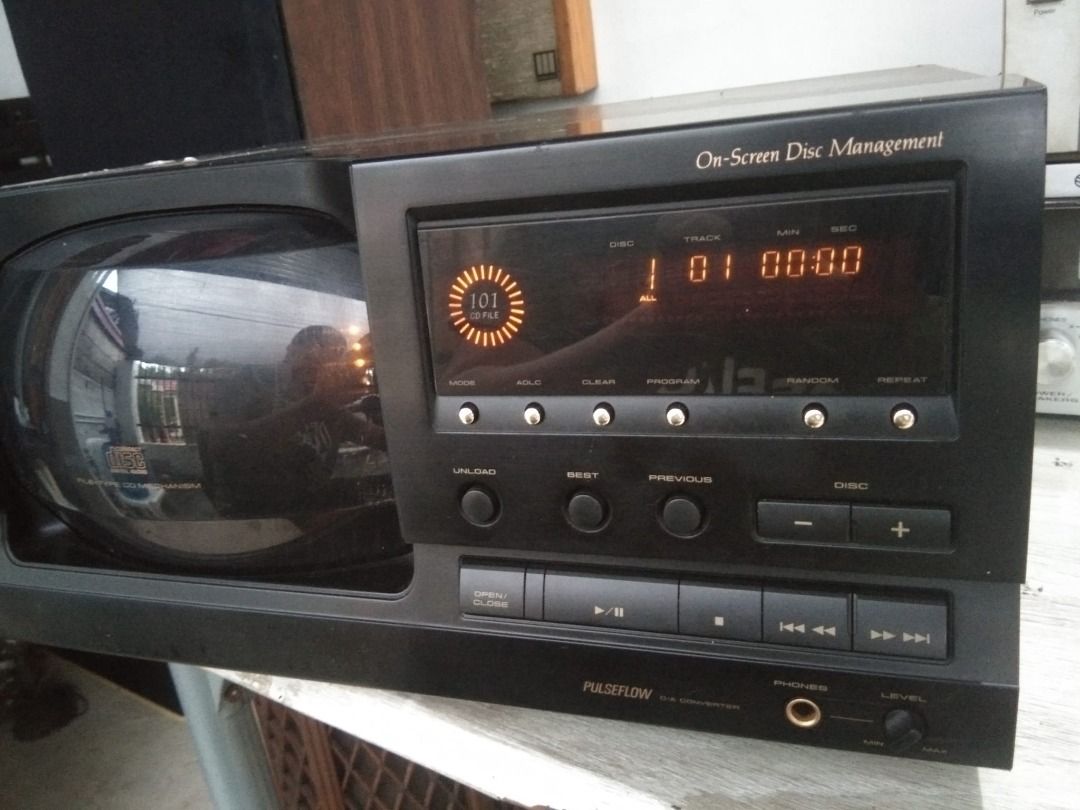Pioneer 101 CDs File player model PD-F1005 (Category: Soundbars, Speakers & Amplifiers) located in Iloilo. Submitted by eulneversee (Listing ID 1358657201, Image 3). Description: Available Pioneer 101 CDs File player model PD-F1005 Price P10,000.00 Excellent condition Location Iloilo Pm me for details.