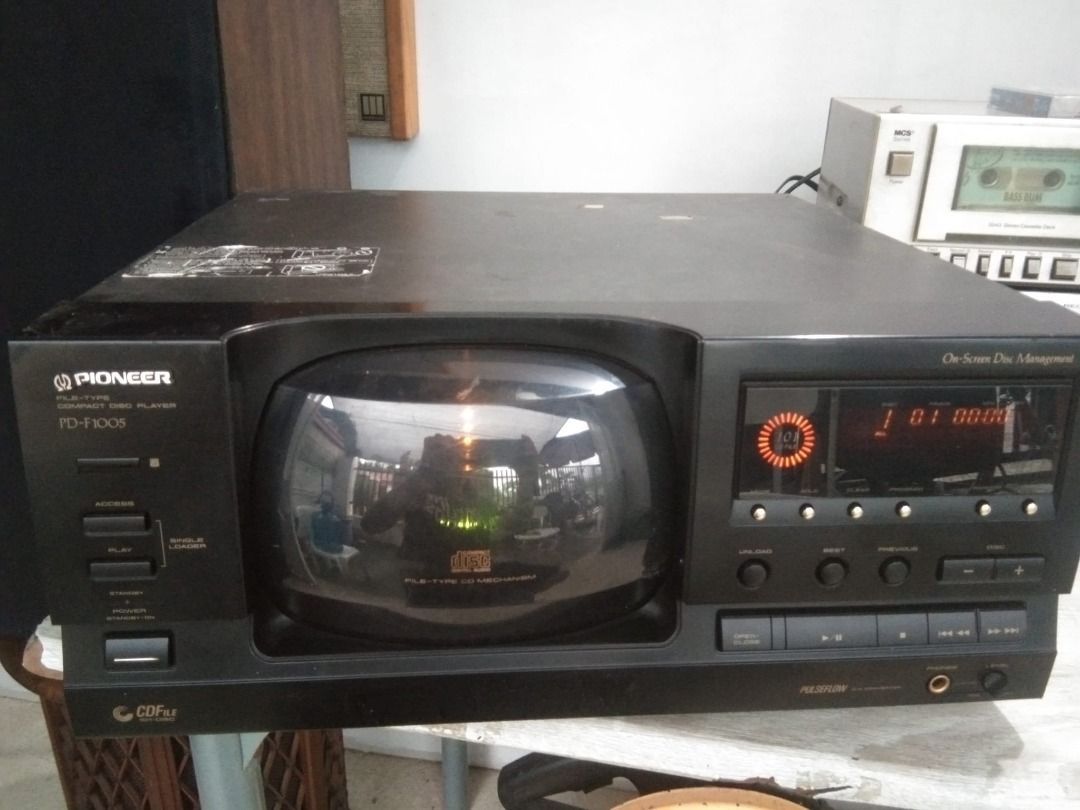 Pioneer 101 CDs File player model PD-F1005 (Category: Soundbars, Speakers & Amplifiers) located in Iloilo. Submitted by eulneversee (Listing ID 1358657201, Image 2). Description: Available Pioneer 101 CDs File player model PD-F1005 Price P10,000.00 Excellent condition Location Iloilo Pm me for details.