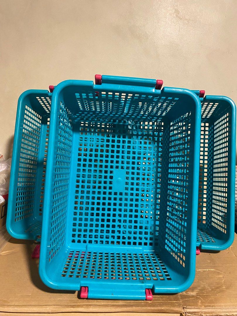 Plastic Storage Baskets (Category: Storage Boxes & Baskets) located in Manila. Submitted by spiderwithatophat (Listing ID 1358618640, Image 1). Description: Bought from Landmark Take all 200 RFS: Decluttering .