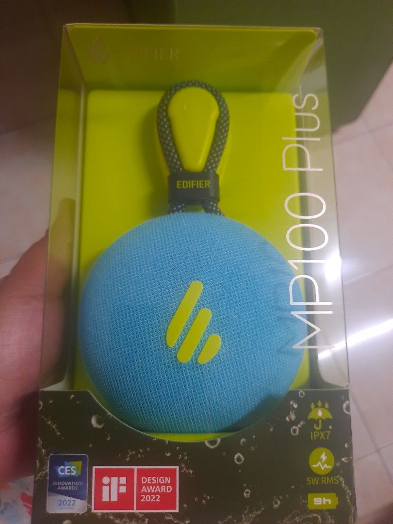 Portable Bluetooth Speaker (Category: Portable Audio Accessories) located in Manila. Submitted by analyn2222 (Listing ID 1358566692, Image 2). Description: Edifier Portable Bluetooth speaker available colors: blue green and gray.