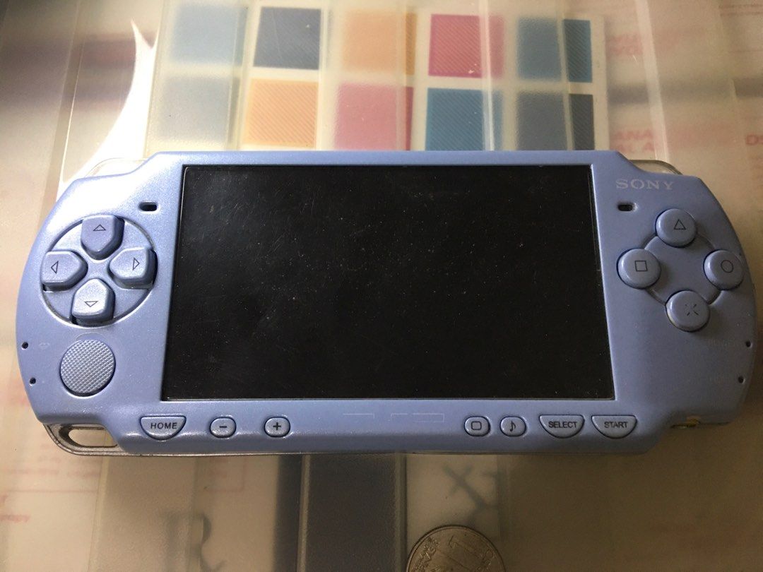 PSP-2000 PlayStation Portable (Category: PlayStation) located in Quezon City. Submitted by collectionneursonline88 (Listing ID 1358581388, Image 2). Description: ⚠️ PLEASE READ 🚫 Defective unit only 🚫 known issues - umd does not read games - no battery - no battery cover - analog thumb stick lubog / turns right - some screw missing / housing case slight loose - house case cracks - with power only while charging - does not read battery 🚫 other 