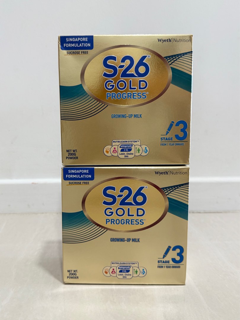 S26 Gold Progress Stage 3 (200ml) x 2 boxes, Babies & Kids, Nursing ...