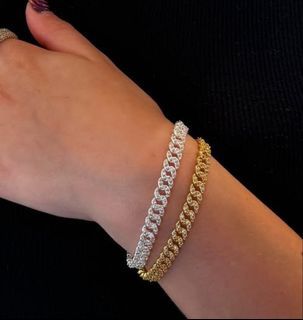 🎀SALE! PANDORA CUBAN CHAIN SILVER / GOLD  2200 EACH