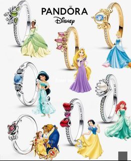🎀SALE! PANDORA DISNEY PRINCESS RINGS. 950 EACH.