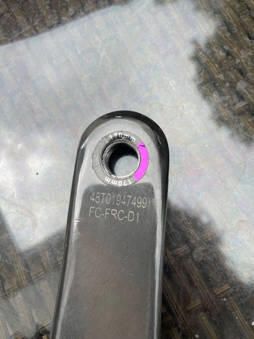 SRAM FORCE CRANKSET (Category: Bicycles) located in Calamba. Submitted by beamarieq (Listing ID 1358678750, Image 3). Description: SRAM FORCE CRANKSET 170mm arm 48/35T 12speed Used less than a year Minor scratches RFS: Upgrade.