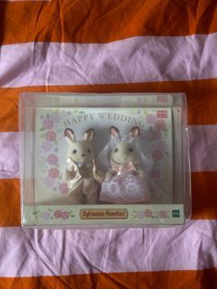Sylvanian Families Chocolate Rabbit Lovely Wedding Pair Set