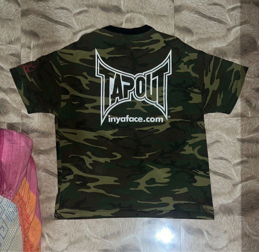 TAPOUT CAMOU T SHIRT (Category: Tshirts & Polo Shirts ) located in Manila. Submitted by rottencorpse (Listing ID 1358728036, Image 3). Description: 22x28 Issue: Crackprint layo ka nlg +sf.