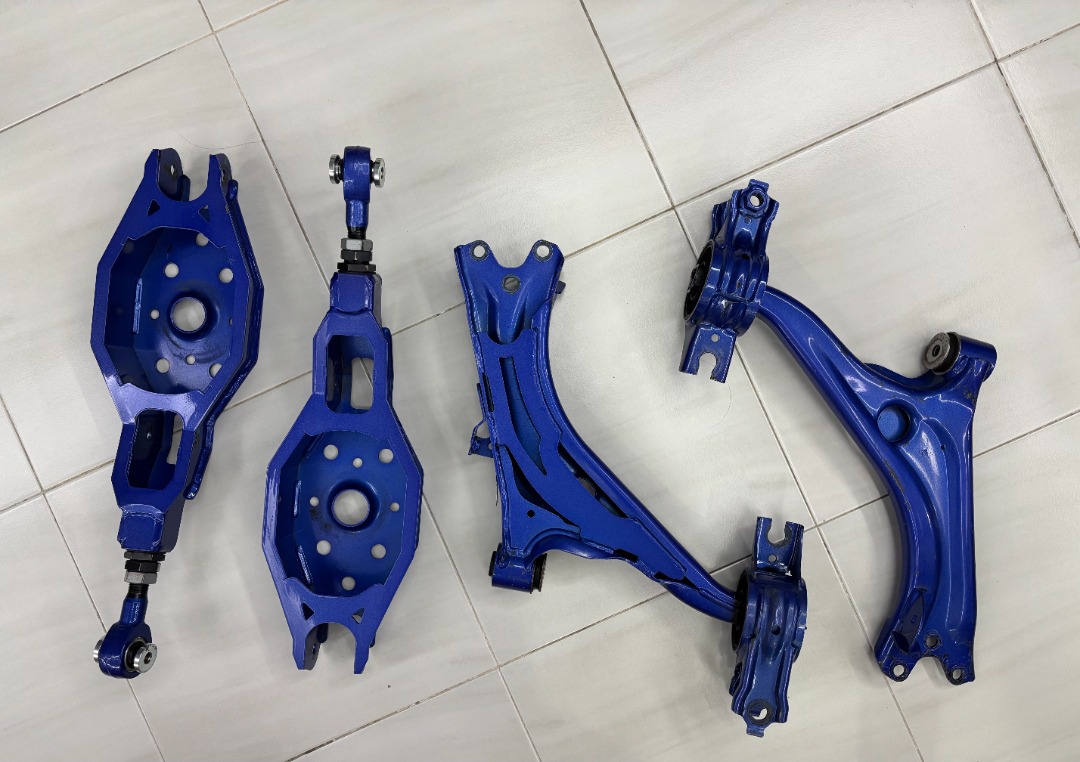 Used HARDRACE Front And Rear Lower Control Arm For Honda Civic FC 1.5 ...