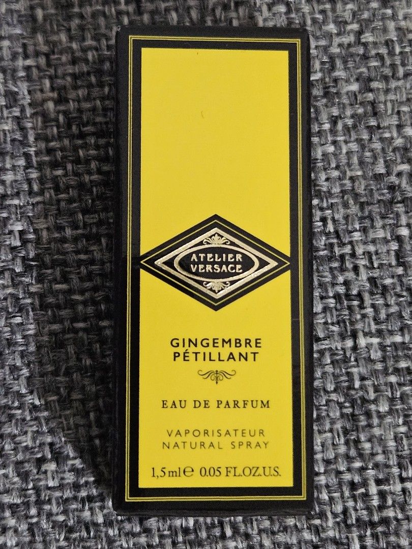 Rustan's Versace Versace Gingembre Pettilant sample, Beauty & Personal Care, Fragrance ...