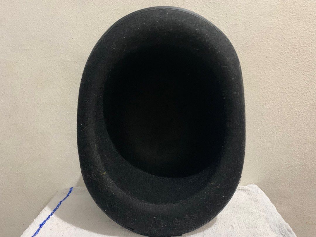 Wool black bowler hat costume cosplay (Category: Caps & Hats) located in Paranaque City. Submitted by summerytunicate (Listing ID 1358614758, Image 3). Description: •Willing to meet up if inside BF Homes •PM For details of product •Strictly no refunds ❤️ •Buyer will shoulder SF •Gcash Payment if delivery •COD if around Bf Homes.