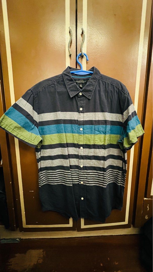 Aero Polo (Category: Tshirts & Polo Shirts ) located in San Juan City. Submitted by streetdapper (Listing ID 1358745690, Image 1). Description: Aero Polo Size: Large 200php Color Rate: 9/10 There are signs of usage. *This is personal use not thrift. :) *Reason for selling: Decluttering Can add discount if 3or more items. :) Payment Methods: - Gcash - Bank Transfer (BPI/BDO) *Payment first policy before shipping / deliver (shouldered by buyer) *Sh
